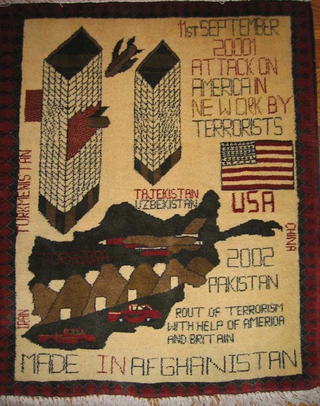 Illustration for article titled These Traditional-Style Afghani Rugs Were Inspired By Modern Warfare